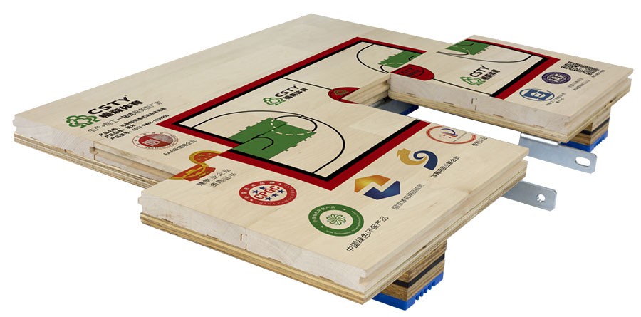 可拆卸运动木地板 可拆卸运动木地板